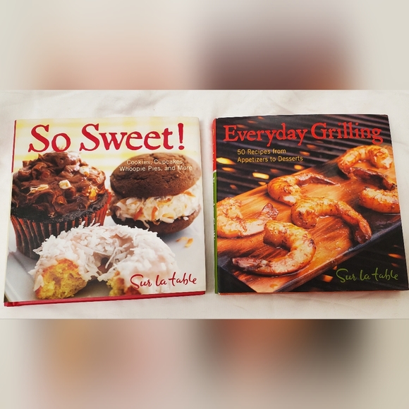 2/$25 Sur la Table cookbook set - Picture 2 of 3